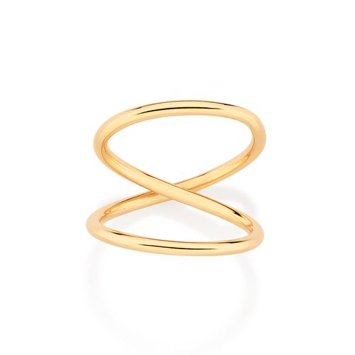 ANEL BANHADO A OURO 18K