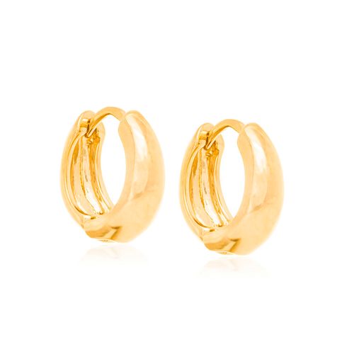 BRINCO BANHADO A OURO 18K ARGOLA