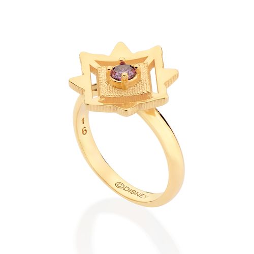 ANEL REINO MÁGICO DE ROSAS BANHADO A OURO 18K COM ZIRCÔNIA