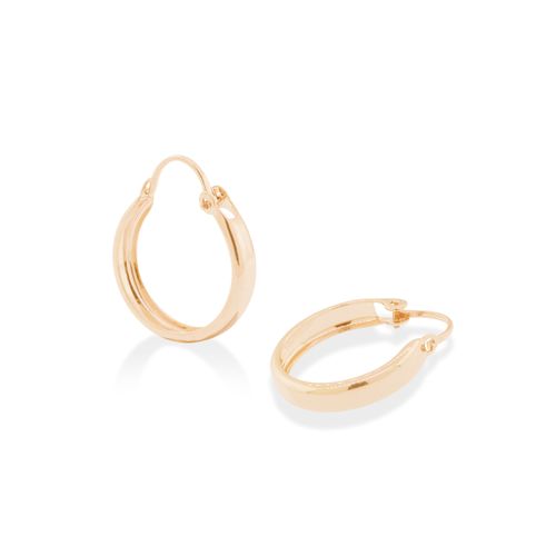 BRINCO ARGOLA BANHADO A OURO 18K