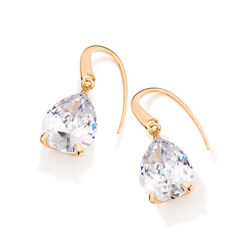BRINCO BANHADO A OURO 18K COM ZIRCÔNIAS