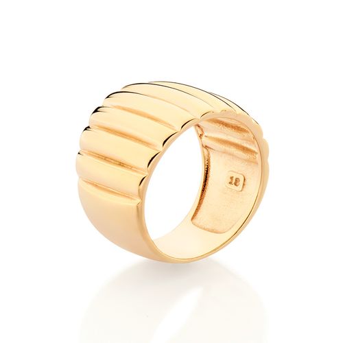 MAXI ANEL BANHADO A OURO 18K
