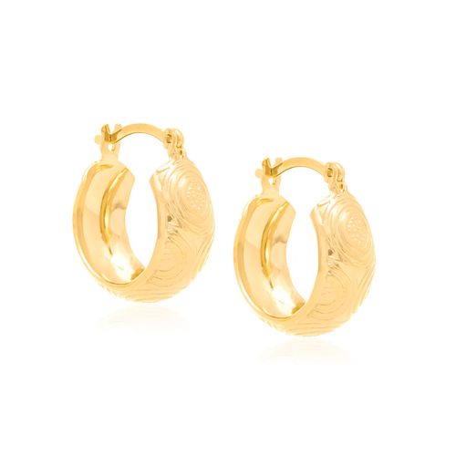 BRINCO BANHADO A OURO 18K ARGOLA