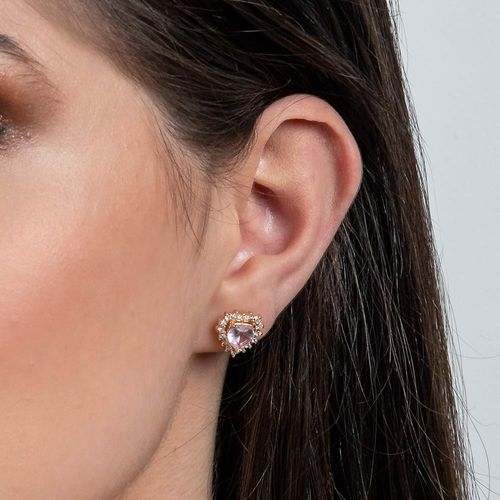 BRINCO CORAÇÃO BANHADO A OURO 18K