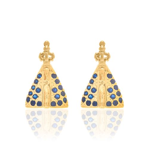 BRINCO BANHADO A OURO 18K COM ZIRCÔNIAS