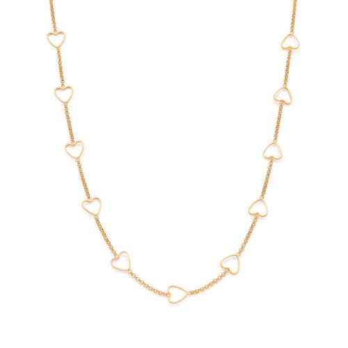 GARGANTILHA BANHADA A OURO 18K