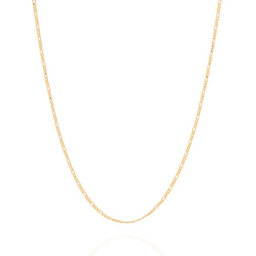 GARGANTILHA 3X1 BANHADA A OURO 18K