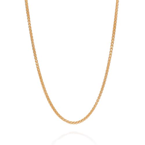 GARGANTILHA PALMEIRA BANHADA A OURO 18K