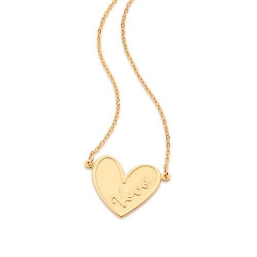 GARGANTILHA VOVÓ BANHADA A OURO 18K