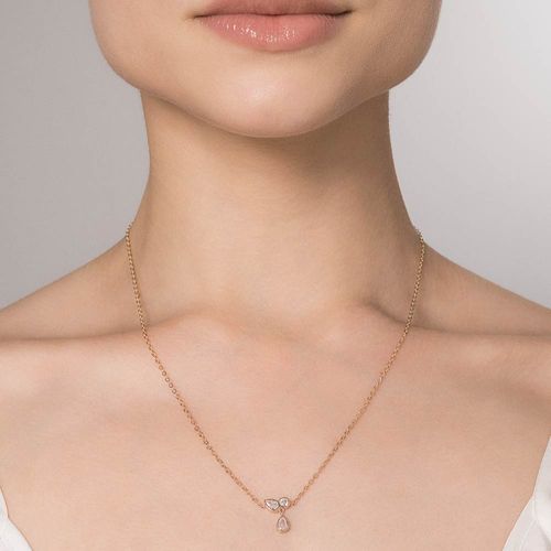 GARGANTILHA BANHADA A OURO 18K COM ZIRCÔNIAS