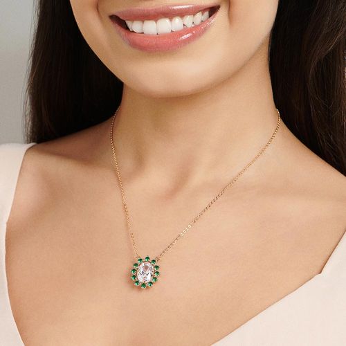 GARGANTILHA BANHADA A OURO 18K COM ZIRCÔNIAS