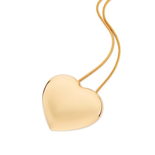 MAXI PINGENTE CORAÇÃO BOLD BANHADO A OURO 18K