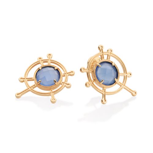 BRINCO DOS DESEJOS BANHADO A OURO 18K COM CRISTAL