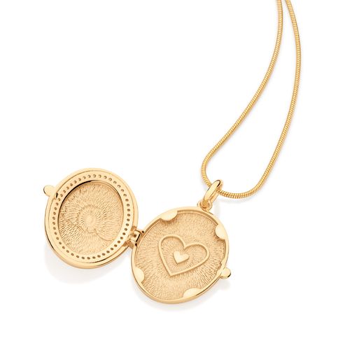 PINGENTE RELICÁRIO MÃE BANHADO A OURO 18K