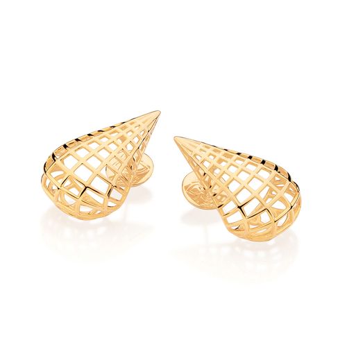 BRINCO GOTA BANHADO A OURO 18K