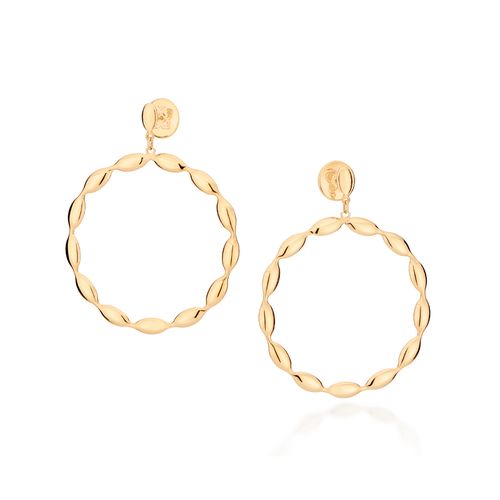MAXI BRINCO BANHADO A OURO 18K