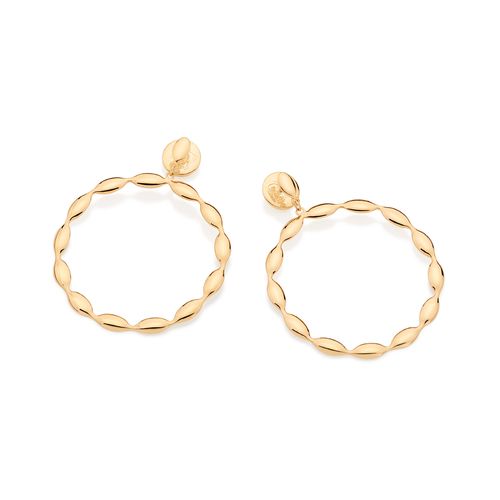MAXI BRINCO BANHADO A OURO 18K