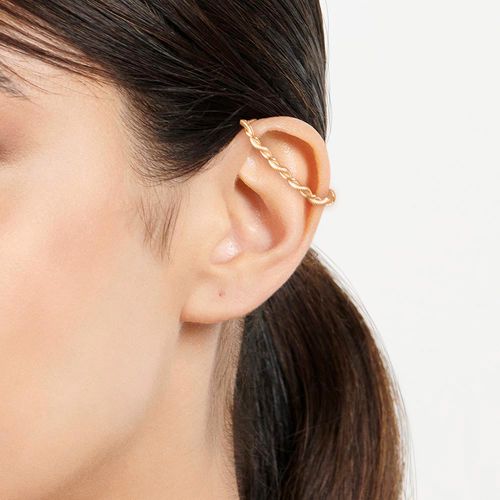 BRINCO FAKE TRANSVERSAL BANHADO A OURO 18K