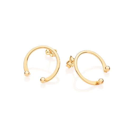 BRINCO FERRADURA BANHADO A OURO 18K