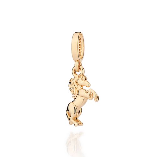 PINGENTE CAVALO BANHADO A OURO 18K