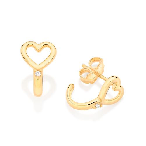 BRINCO BANHADO A OURO 18K COM ZIRCÔNIAS