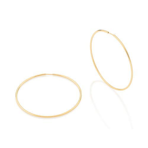 BRINCO ARGOLA BANHADO A OURO 18K