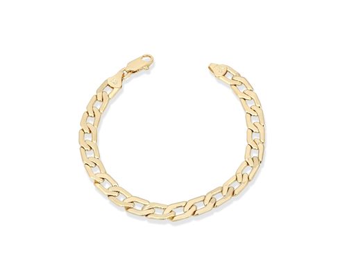 PULSEIRA BANHADA A OURO 18K FORMADA POR ELOS