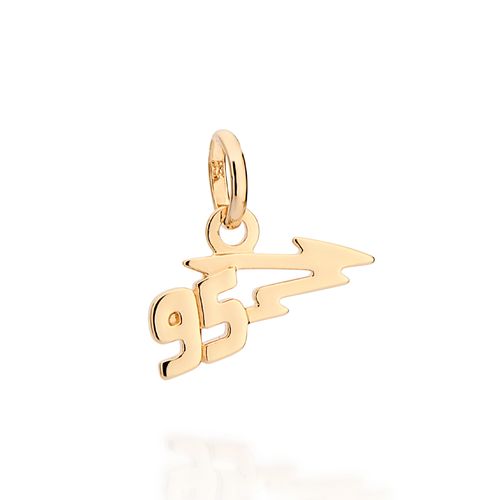 PINGENTE RELÂMPAGO 95 BANHADO A OURO 18K