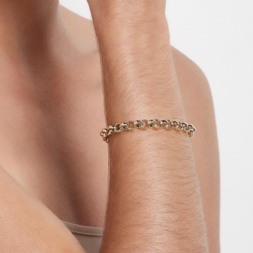 PULSEIRA ELO PORTUGUÊS BANHADA A OURO 18K