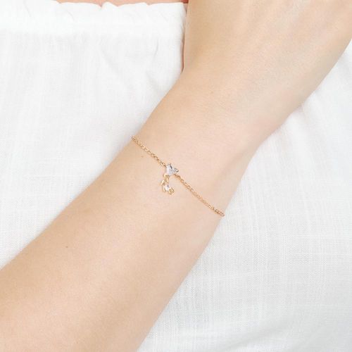 PULSEIRA MENINO BANHADA A OURO 18K COM ZIRCÔNIAS