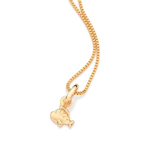 PINGENTE LINGUADO BANHADO A OURO 18K