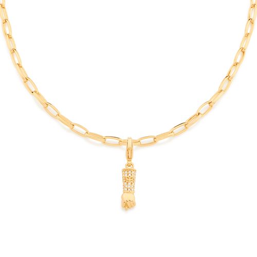 BERLOQUE PROTEÇÃO BANHADO A OURO 18K