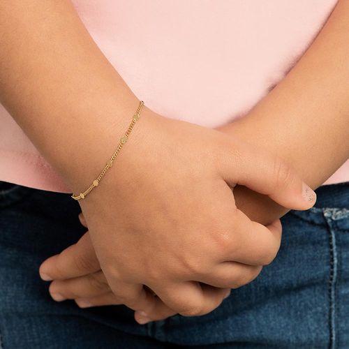 PULSEIRA ELO GROUMET BANHADA A OURO 18K