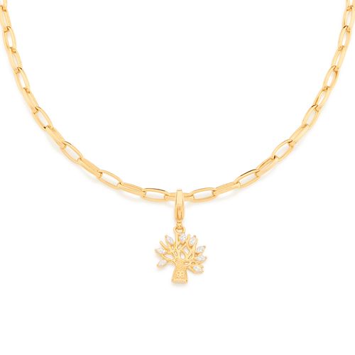 BERLOQUE SÍMBOLIZANDO A FAMÍLIA BANHADO A OURO 18K