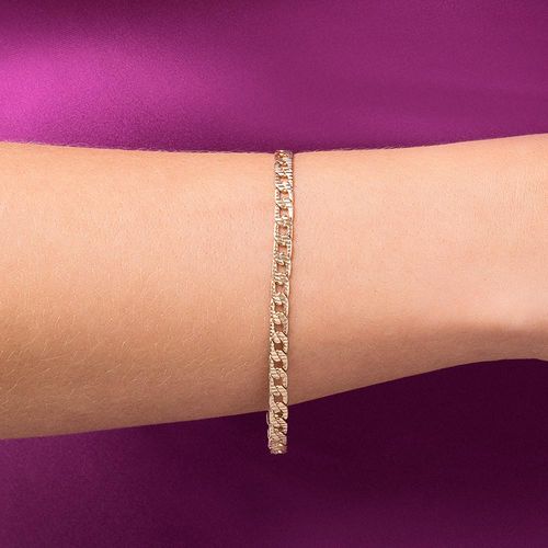 PULSEIRA GROUMET BANHADA A OURO 18K