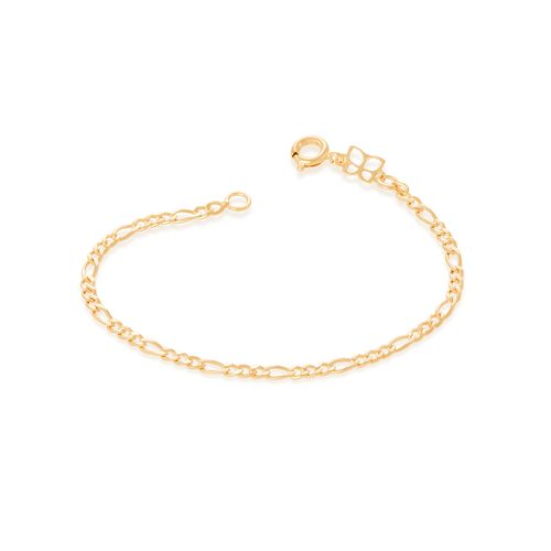 PULSEIRA INFANTIL BANHADA A OURO 18K