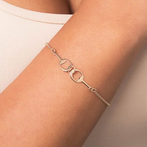 PULSEIRA FERRADURA BANHADA A OURO 18K