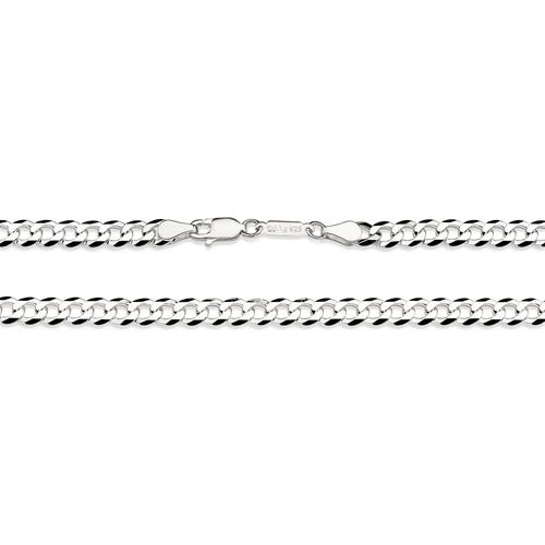 CORDÃO ELO GROUMET DE PRATA 925