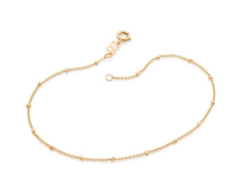 TORNOZELEIRA BANHADA A OURO 18K