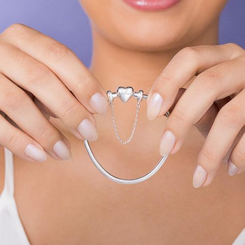 BERLOQUE STOPPER TRAVA DE SEGURANÇA DE PRATA 925