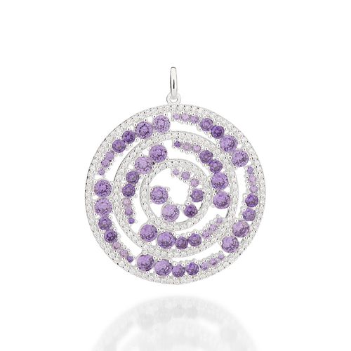 MANDALA DE PRATA 925 COM ZIRCÔNIAS