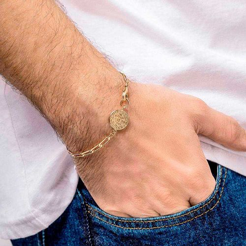 PULSEIRA SÃO BENTO BANHADA A OURO 18K