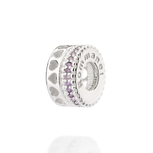 BERLOQUE STOPPER SEPARADOR DE PRATA COM ZIRCÔNIAS