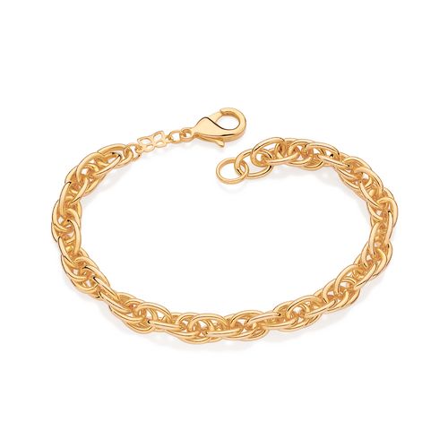 PULSEIRA GROSSA BANHADA A OURO 18K