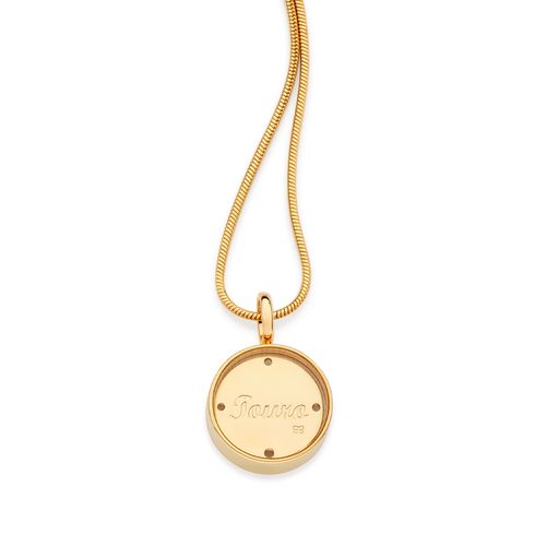 PINGENTE SIGNO TOURO 18K BANHADO AO OURO 18K