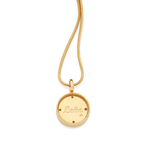 PINGENTE SIGNO LEÃO BANHADO A OURO 18K