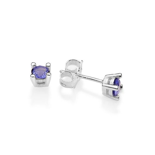 BRINCO SOLITÁRIO DE PRATA MACIÇA 925 COM ZIRCÔNIAS