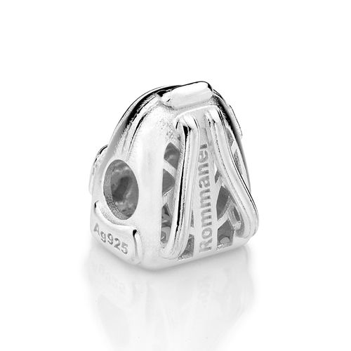 BERLOQUE MOCHILA DE PRATA 925 COM ZIRCÔNIA