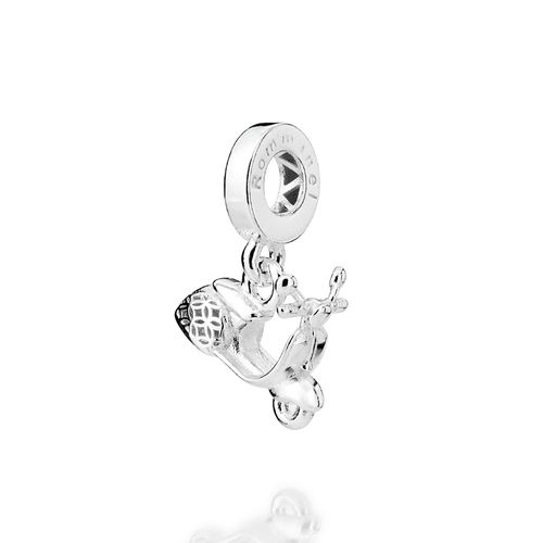 BERLOQUE MOTO DE PRATA 925