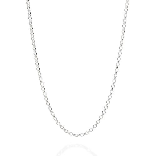 GARGANTILHA ELO PORTUGUÊS DE PRATA 925